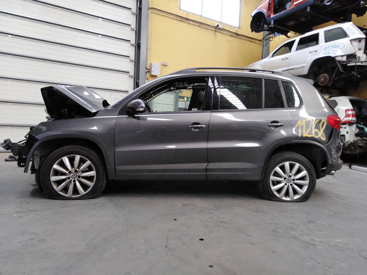 VOLKSWAGEN Tiguan 1 generation (2007-2017) Замок двери передний правый 5N1837016F, E1-B6-44-1 20966210