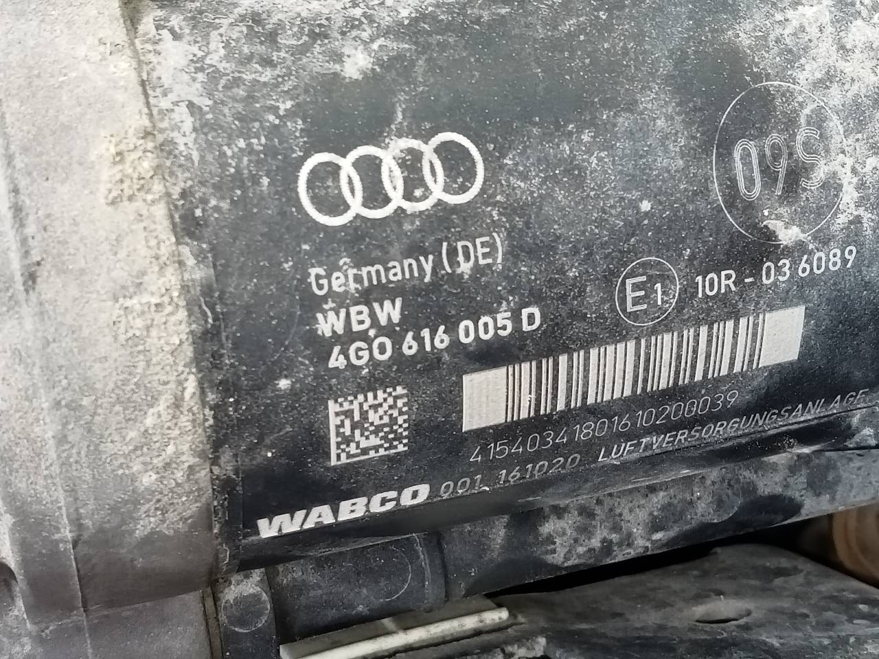 AUDI A6 C5/4B (1997-2004) Компрессор подвески 4G0616005D 26269630