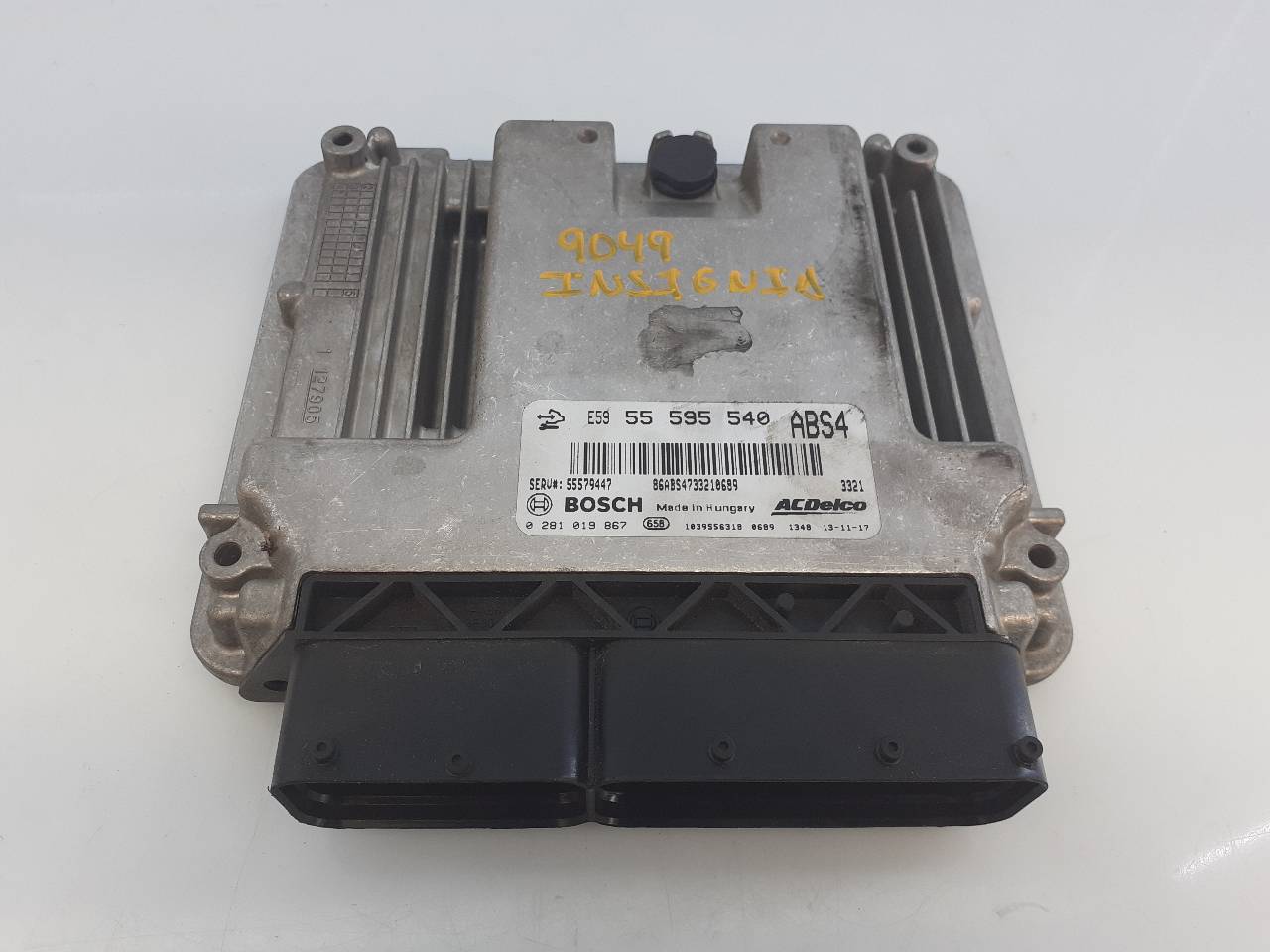 OPEL Insignia A (2008-2016) Engine Control Unit ECU 55595540,0281019867,E3-A5-4-1 18728043