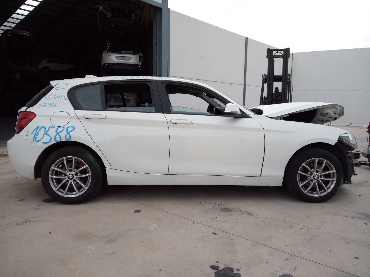 BMW 1 Series F20/F21 (2011-2020) Aizmugurējo kreiso durvju logu pacēlājs 7242555,E1-A3-52-1 21799299