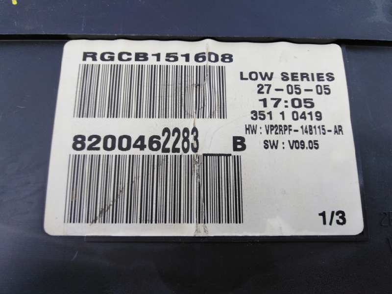 RENAULT Megane 2 generation (2002-2012) Spidometras (Prietaisų skydelis) 8200462283, E2-A1-28-8 18644564