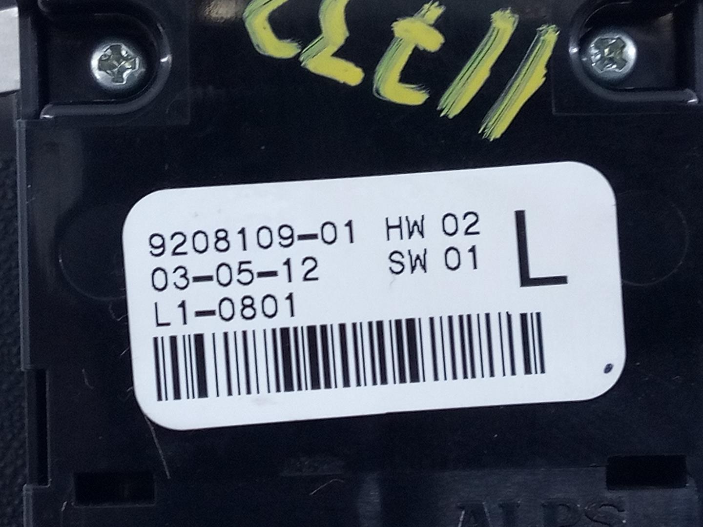 BMW 3 Series F30/F31 (2011-2020) Vänster främre dörrfönsterbrytare 728383206, E3-A2-24-1 24083145