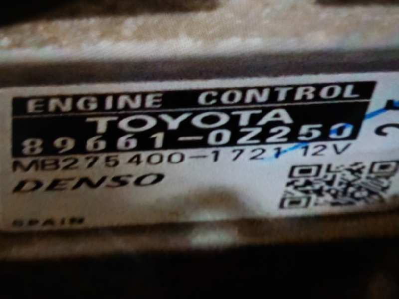 TOYOTA Auris 1 generation (2006-2012) Calculateur d'unité de commande du moteur 896610Z250, MB2754001721 24483458