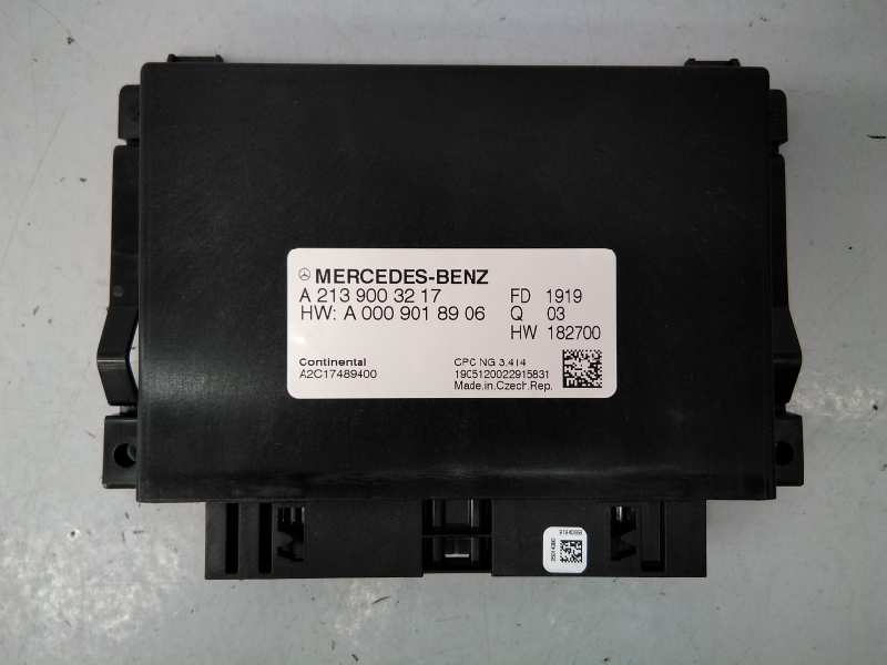 MERCEDES-BENZ C-Class W205/S205/C205 (2014-2023) Other Control Units A2139003217,E3-A1-8-7 25826820