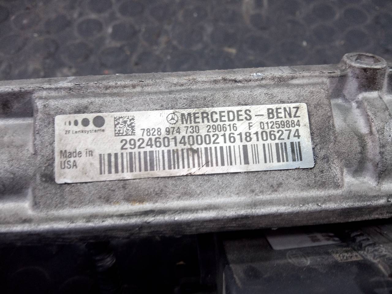 MERCEDES-BENZ GLE W166 (2015-2018) Steering Rack 7828974730, 7802277809, P1-B8-22 24055385