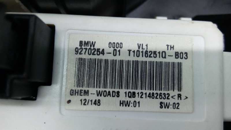 BMW 1 Series F20/F21 (2011-2020) Motor încălzitor interior 927025401, T1014415A, E1-A3-47-2 18536217