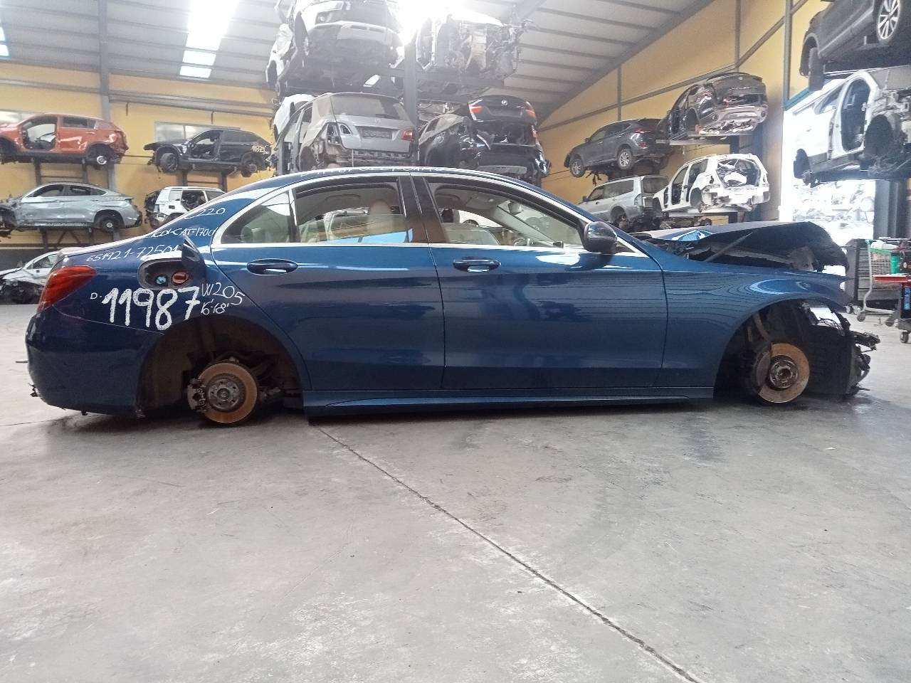 MERCEDES-BENZ C-Class W205/S205/C205 (2014-2023) Galinis papildomas stop žibintas 23302272