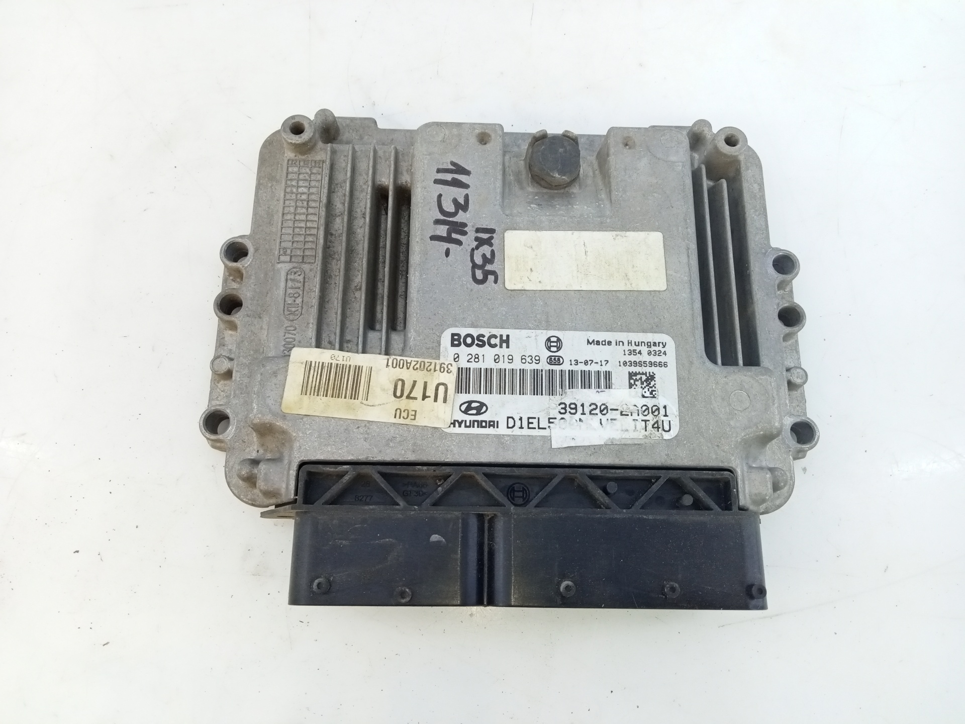 HYUNDAI Tucson 3 generation (2015-2021) Engine Control Unit ECU 391202A001,0281019639,E3-A3-25-2 20966637