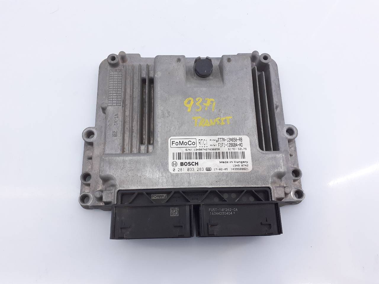 FORD Tourneo Courier 1 generation (2014-2024) Motorkontrollenhet ECU FT7A12A650RB,E3-B3-24-4 18745580