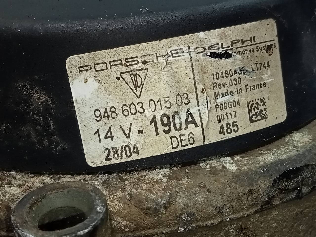 PORSCHE Cayenne 955 (2002-2010) Генератор 94860301503,P3-A5-3-1 21798545