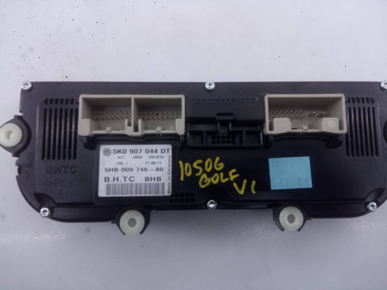 CHEVROLET Golf 6 generation (2008-2015) Climate  Control Unit 5K0907044,E2-A1-24-8 21793831