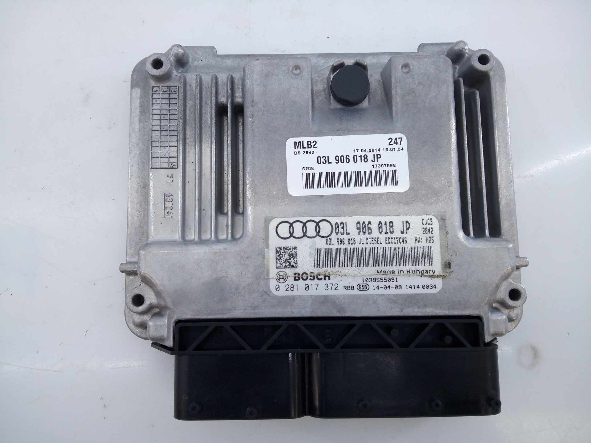 KIA A5 Sportback 8T (2009-2011) Motorkontrolenhed ECU 03L906018JP,E2-A1-10-3 21642924