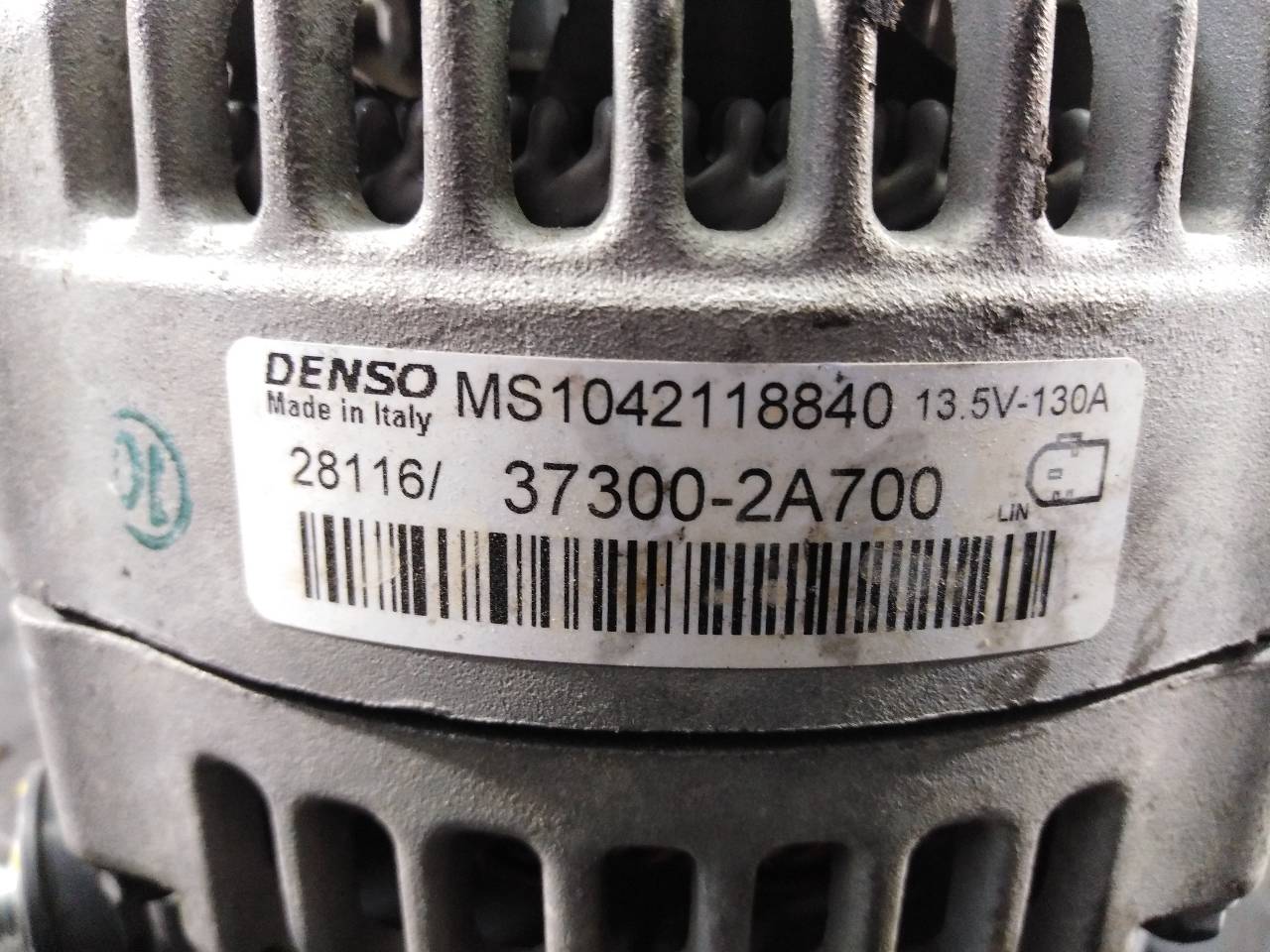 HYUNDAI Tucson 3 generation (2015-2021) Alternator 373002A700,P3-A4-19-4 18747595