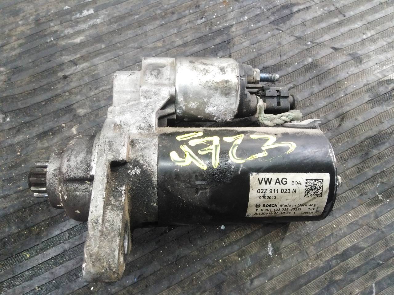 SKODA Fabia 2 generation  (2010-2014) Starter Motor 02Z911023N, P3-B7-14-3 18741932