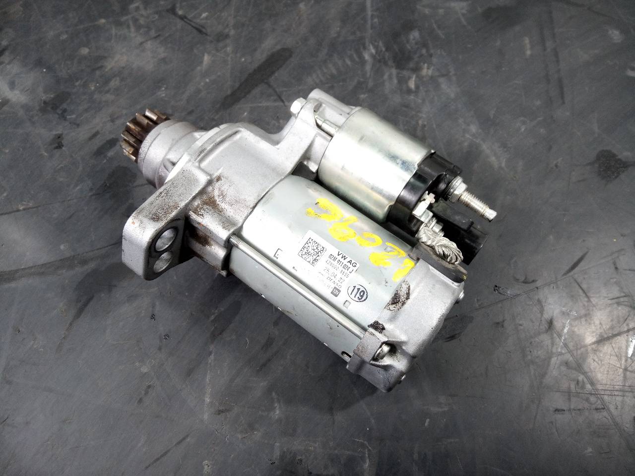 SKODA Fabia 3 generation (2014-2021) Starter Motor 02M911024J, P3-A7-29-3 24097753