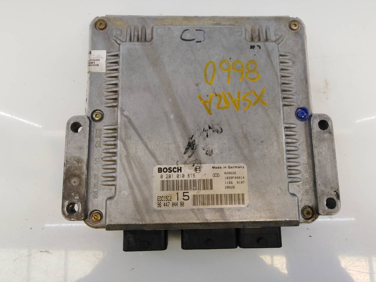 CITROËN Xsara 1 generation (1997-2004) Блок управления двигателем 9644704480, 0281010815, E3-B2-30-3 18700788