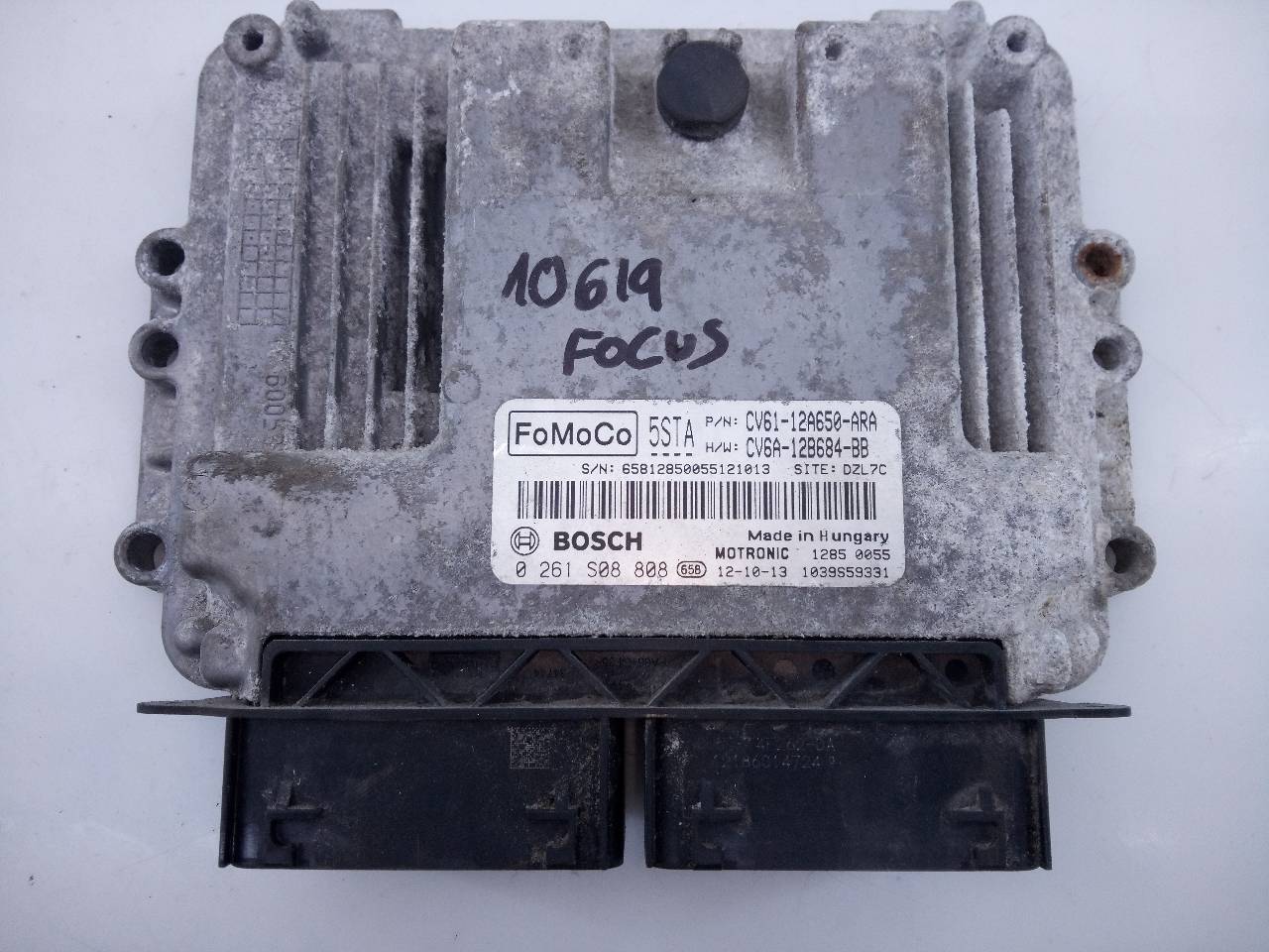 FORD Focus 3 generation (2011-2020) Calculateur d'unité de commande du moteur 0261S08808,CV6112A650ARA,E3-B3-24-1 21799448