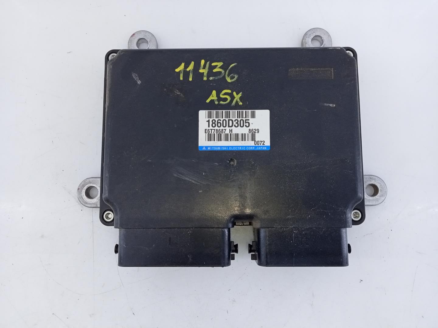 MITSUBISHI ASX 1 generation (2010-2020) Engine Control Unit ECU 1860D305, E6T78687H, E3-A2-18-4 21824815