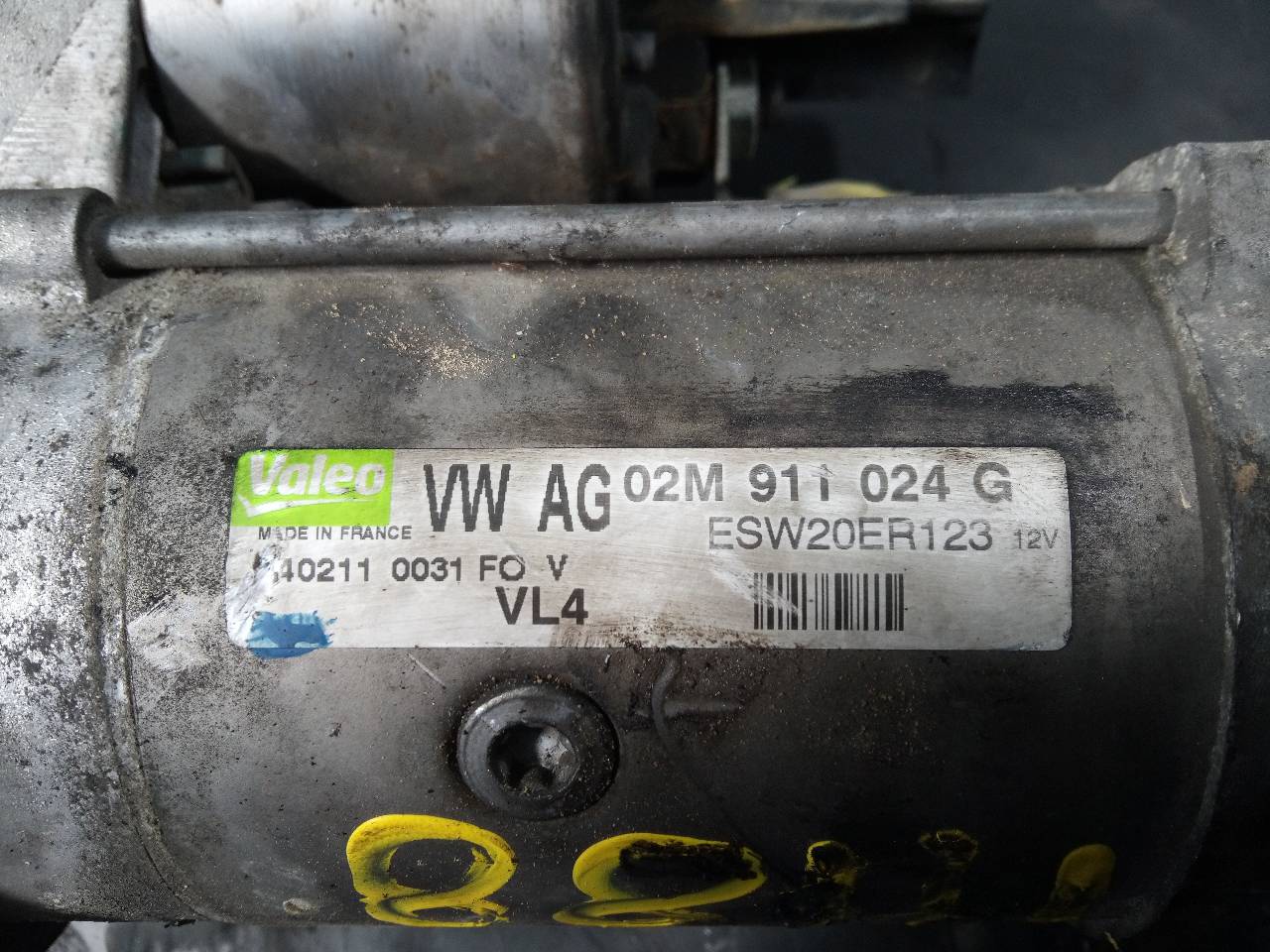 VOLKSWAGEN Passat Variant 1 generation (2010-2024) Starter auto 02M911024G, P3-B7-17-2 20965594