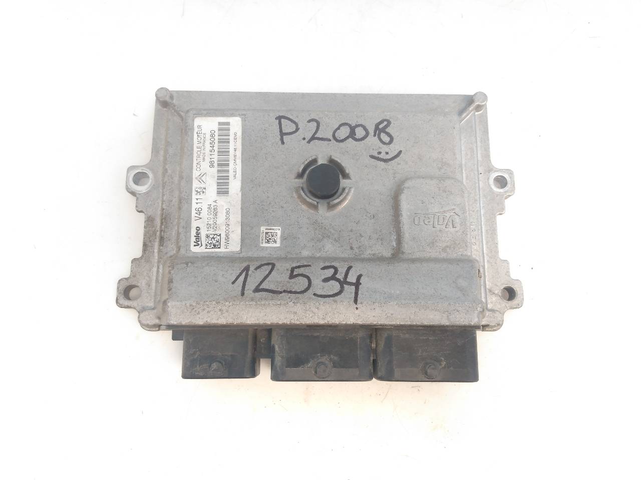 PEUGEOT 2008 1 generation (2013-2020) Блок керування двигуном ECU 9811545080+,E3-B2-26-1 26273334