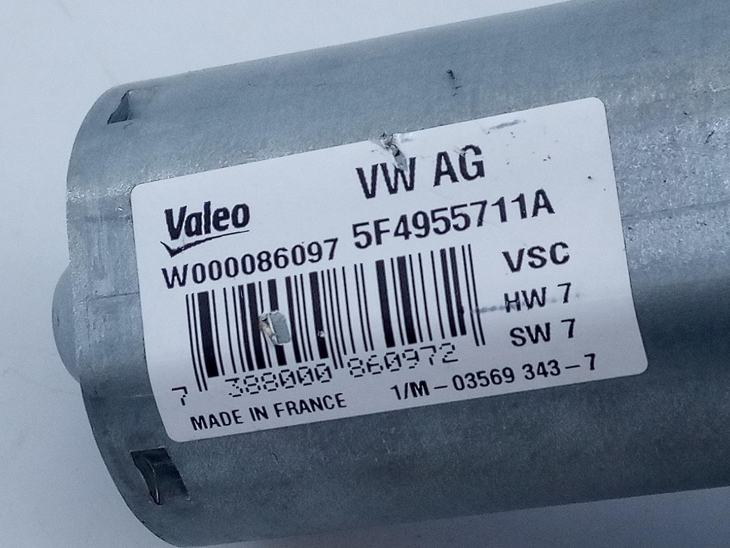 SKODA Yeti 1 generation (2009-2018) Tailgate  Window Wiper Motor 5F4955711A,B22802032,E1-B6-4-1 23289745