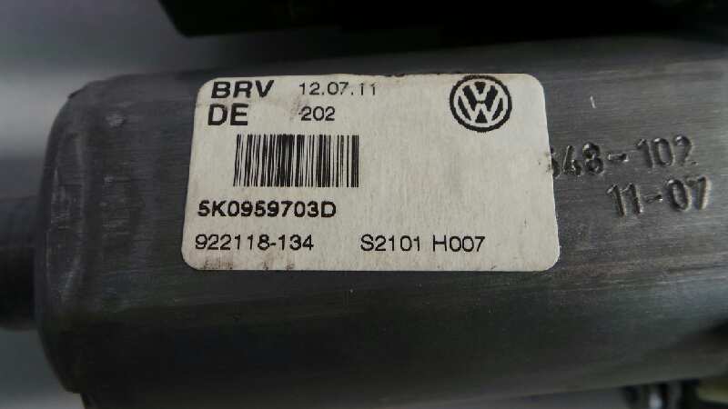 CHEVROLET Golf 6 generation (2008-2015) Rear Left Door Window Control Motor 5K0959703D, E1-B6-10-2 18398821