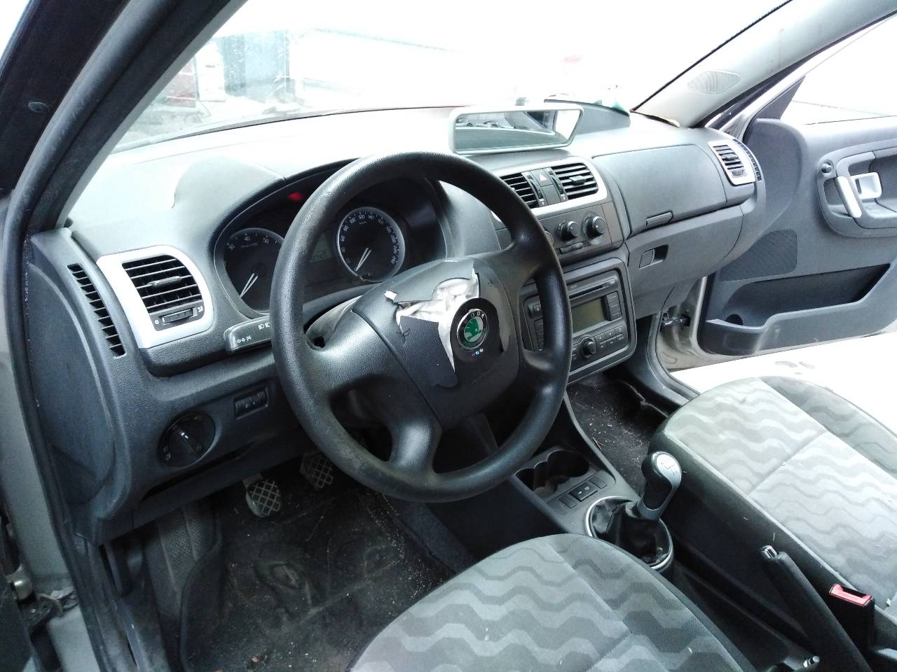 SKODA Fabia 6Y (1999-2007) Замок крышки багажника 5J0827501B,E1-B6-52-2 21824310