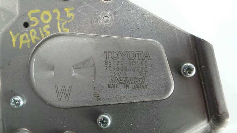 TOYOTA Yaris 3 generation (2010-2019) Tailgate  Window Wiper Motor 851300D190, 2596003420, E2-B4-10-1 18400815
