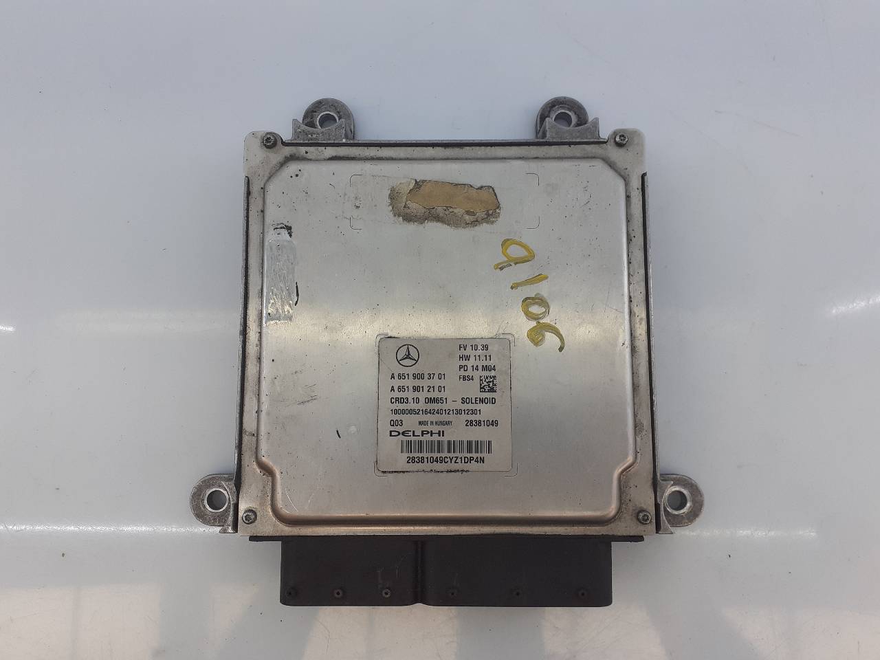 MERCEDES-BENZ E-Class W212/S212/C207/A207 (2009-2016) Engine Control Unit ECU A6519003701, A6519012101, E3-A1-4-4 18730156