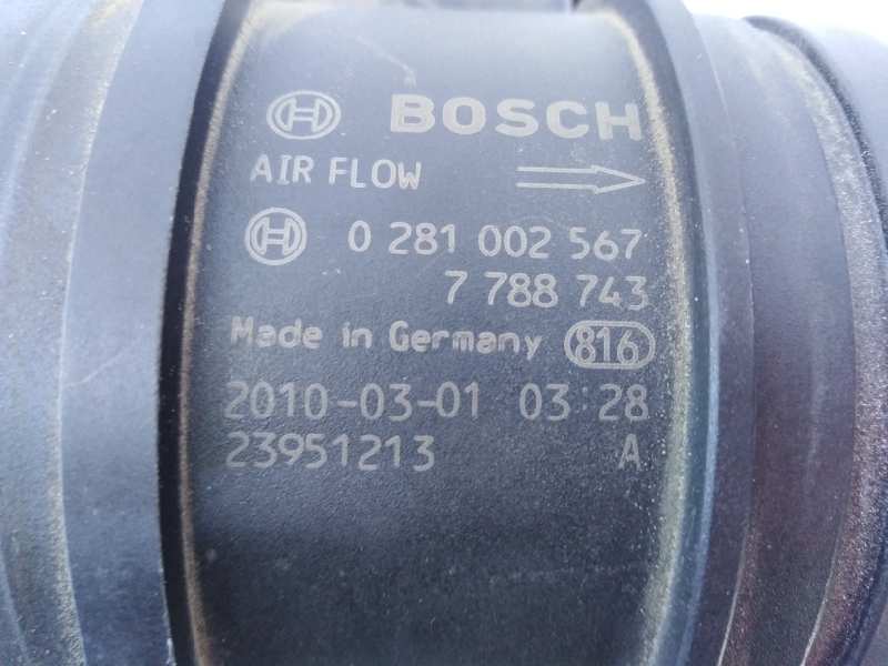 BMW X1 E84 (2009-2015) Воздухомер воздушного фильтра 0281002567, 7788743, E3-A2-26-4 18679189