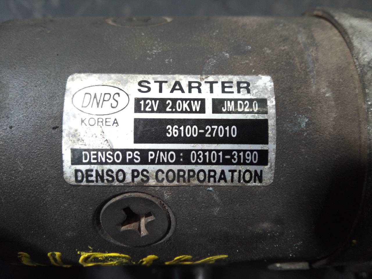 LANCIA Tucson 1 generation (2004-2010) Starteris 3610027010,P3-B8-13-4 23242039