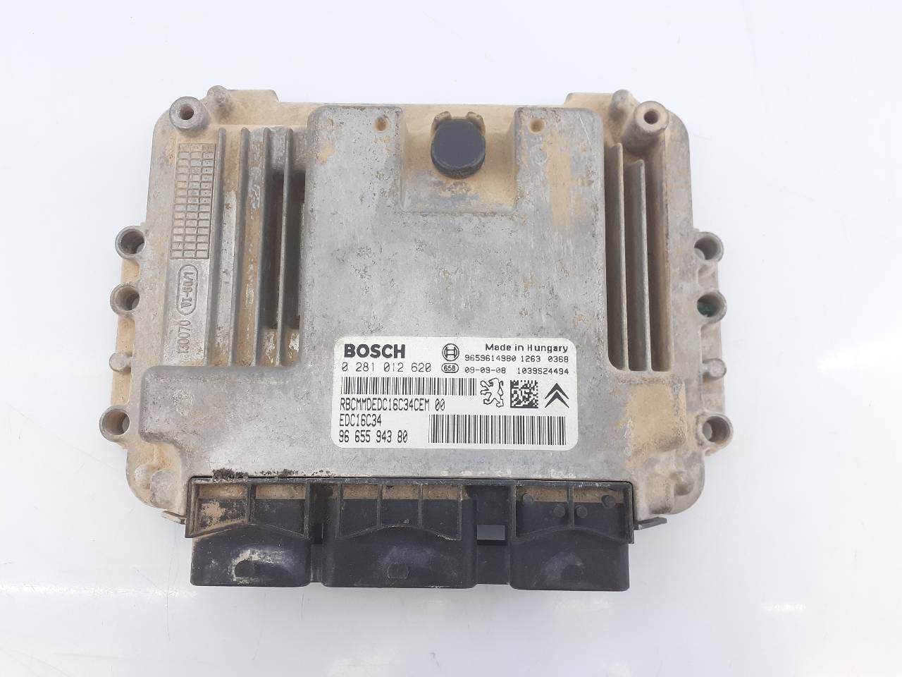 CITROËN C1 1 generation (2005-2016) Motora vadības bloks 0281012620,E3-B2-24-3 18737511