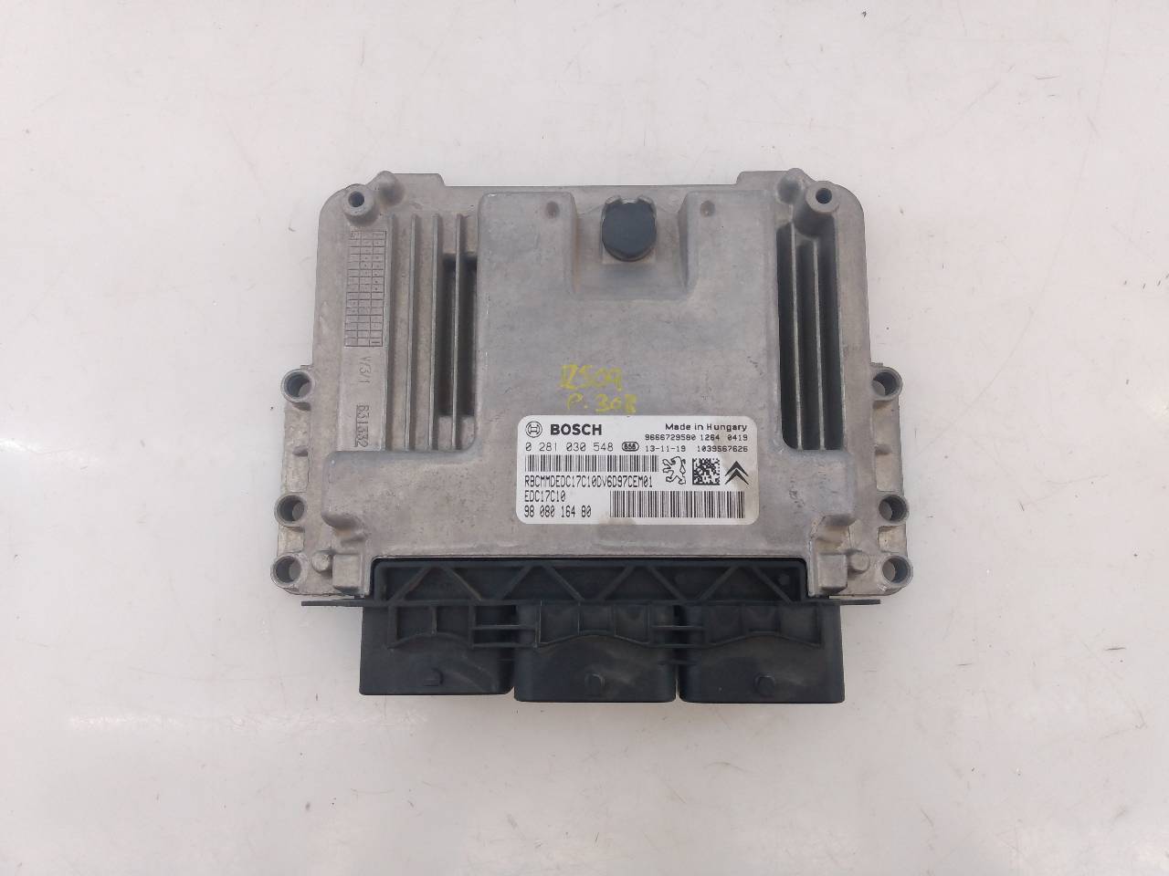 PEUGEOT 308 T9 (2013-2021) Engine Control Unit ECU 9808016480+0281030548,E3-B2-40-1 26273046