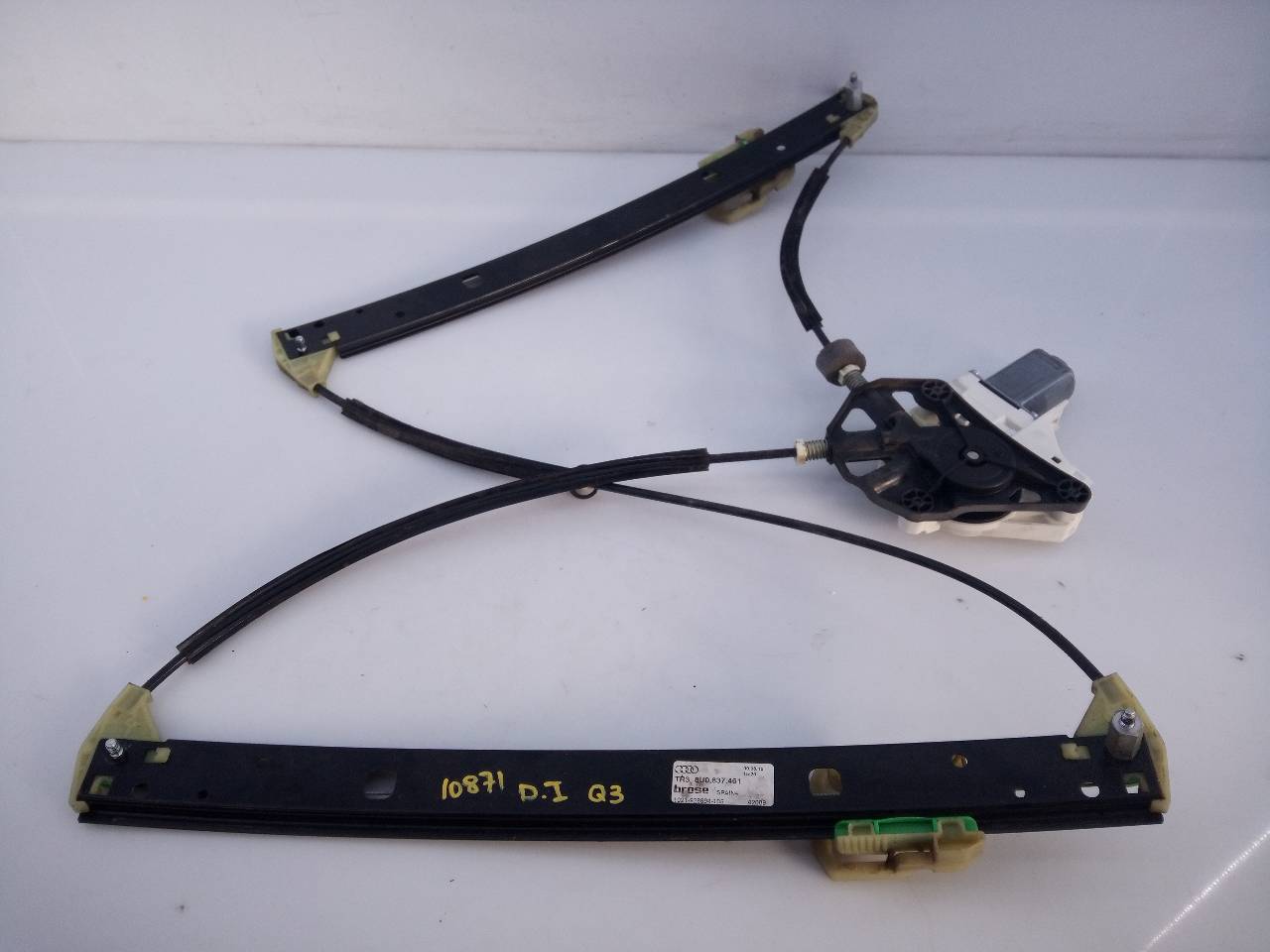 AUDI Q3 8U (2011-2020) Regulator de geam ușă stânga față 8K0959801B, E1-B6-34-1 21800364