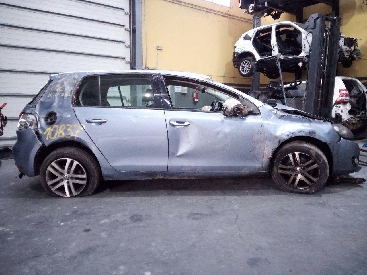 CHEVROLET Golf 6 generation (2008-2015) Bal hátsó ajtó ablakvezérlő motorja 5K0959703D,E1-B6-47-1 20965084