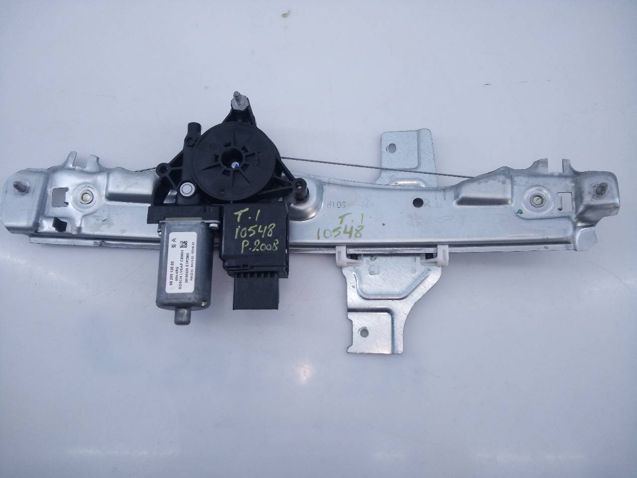 PEUGEOT 2008 1 generation (2013-2020) Rear left door window lifter 9829512080,E1-A4-20-2 26267575