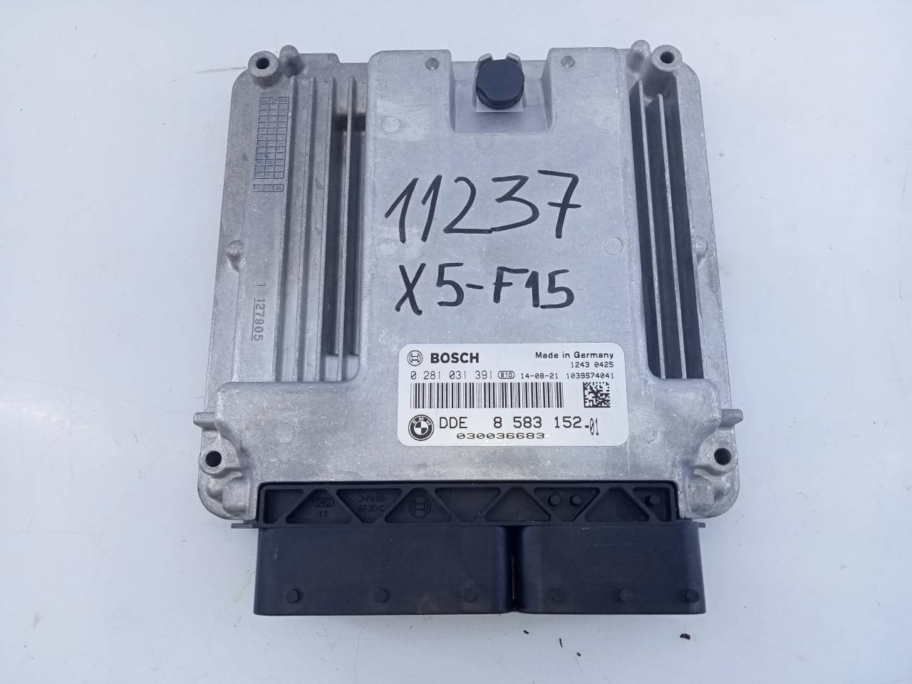 BMW X5 F15 (2013-2018) Motorkontrollenhet ECU 8583152,0281031391,E3-A2-24-1 20966025