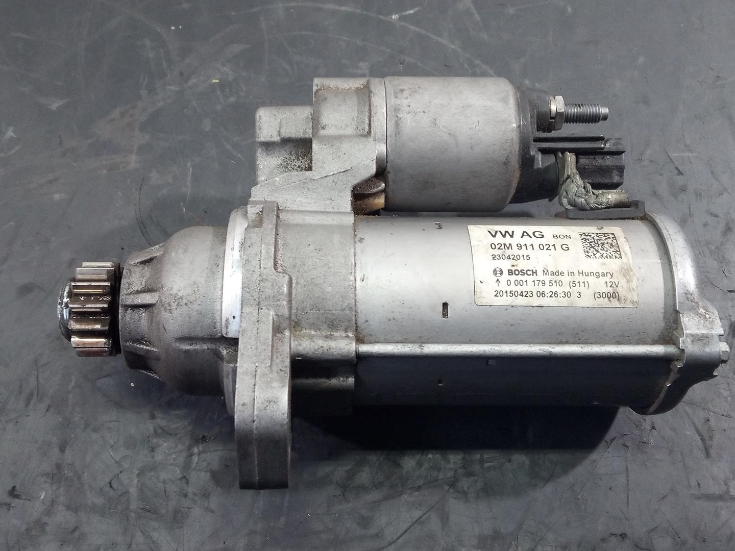 VOLKSWAGEN Polo 5 generation (2009-2017) Starter Motor 02M911021G, 0001179510, P3-B8-9-2 21064387