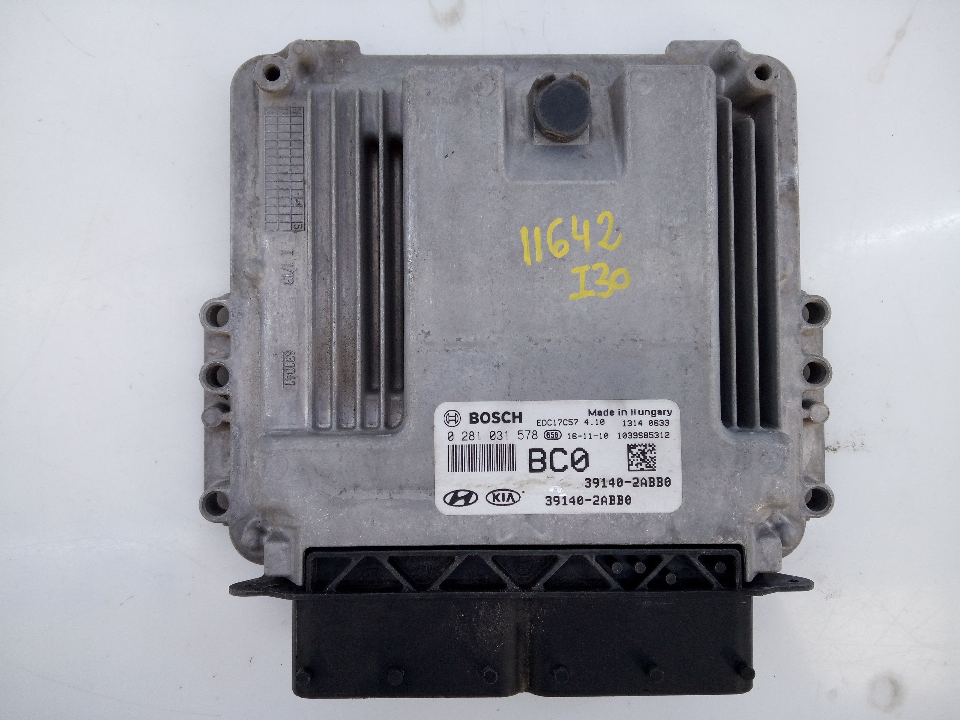 HYUNDAI i30 GD (2 generation) (2012-2017) Engine Control Unit ECU 391402ABB0, E3-A351-2 24083791