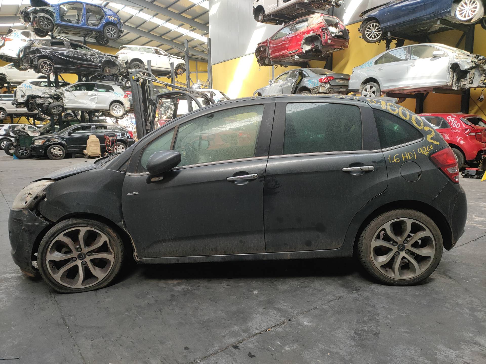 CITROËN C3 1 generation (2002-2010) Priekinių dešinių durų spyna 006246,E1-A4-47-1 20954468