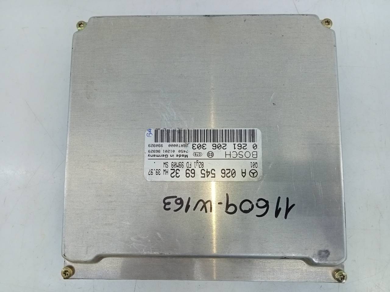 MERCEDES-BENZ M-Class W163 (1997-2005) Engine Control Unit ECU A0265456932, 0261206303, E3-A1-3-2 24106923