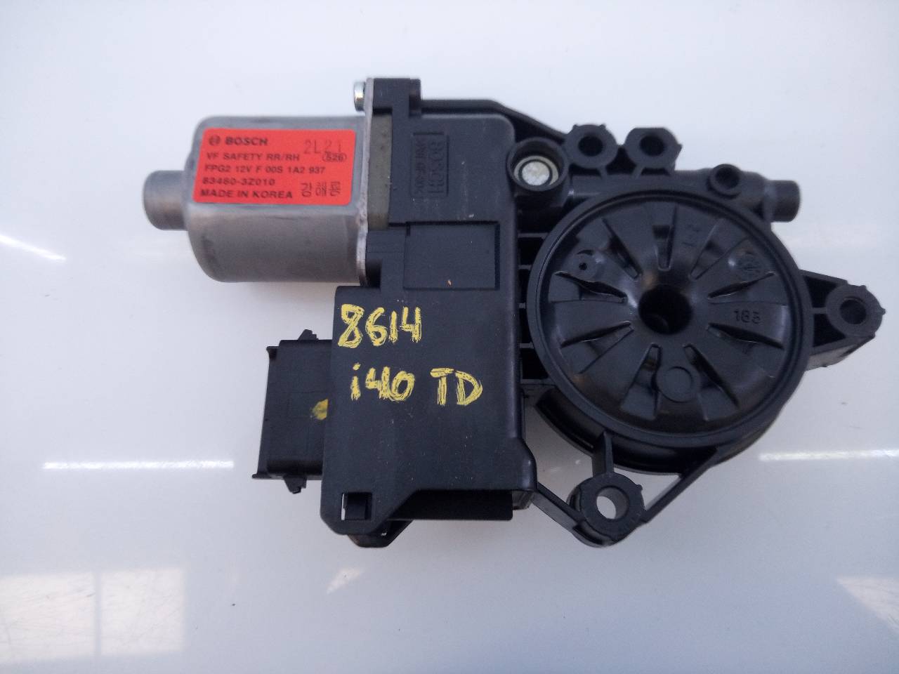 HYUNDAI i40 VF (1 generation) (2011-2020) Rear Right Door Window Control Motor 834603Z010,E2-B5-18-1 18706653