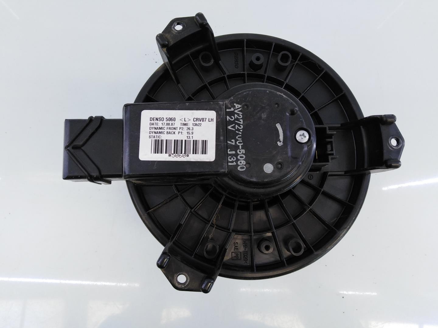 HONDA CR-V 3 generation (2006-2012) Motor încălzitor interior AV2727005060, E3-B5-19-2 18697025