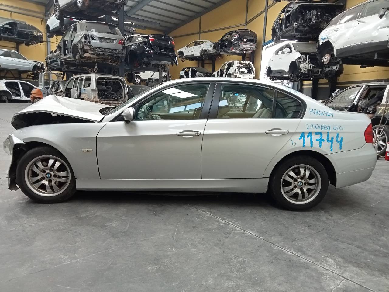 BMW 3 Series E90/E91/E92/E93 (2004-2013) Priekinių kairių durų veidrodis 7906930, 7075626, E1-A3-43-2 21829428