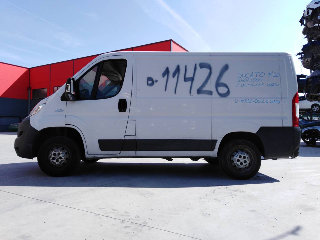 FIAT Ducato 3 generation (2006-2024) Främre höger dörrfönsterhiss 45240, 1368921080, E2-B2-45-1 20142013