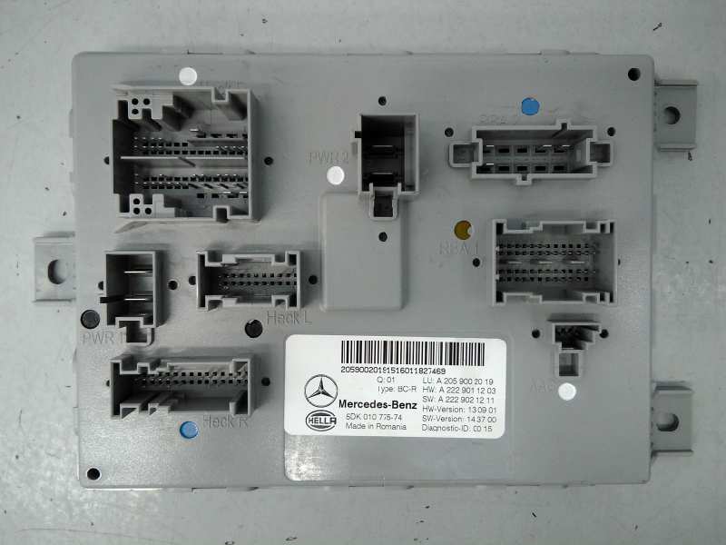 MERCEDES-BENZ C-Class W205/S205/C205 (2014-2023) Other Control Units A2059002019, 5DK01077574, E3-A1-7-5 18579064