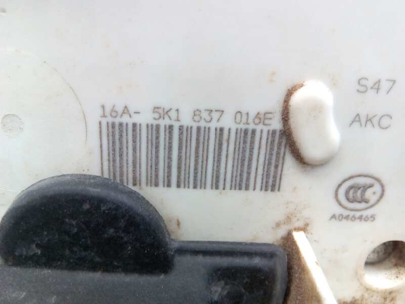 SEAT Leon 3 generation (2012-2020) Front Right Door Lock 5K1837016E, E1-B6-4-3 18389217