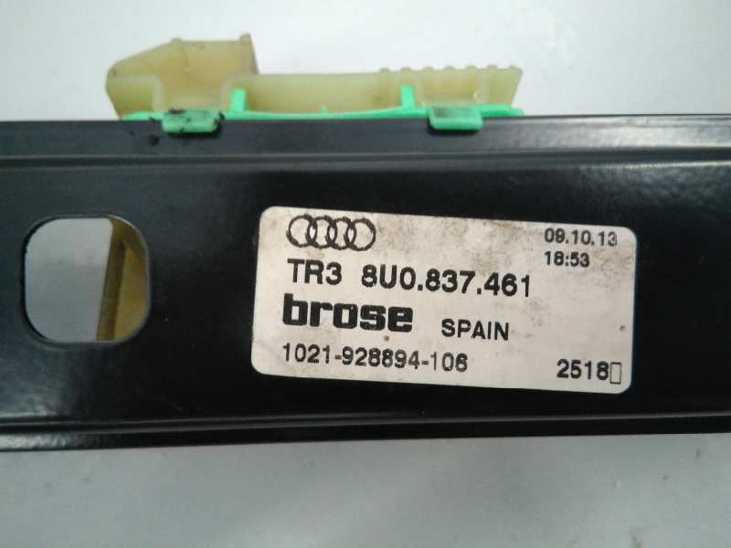 AUDI Q3 8U (2011-2020) Bal első ajtó ablakemelője 8U0837461, E1-B6-50-2 18470532