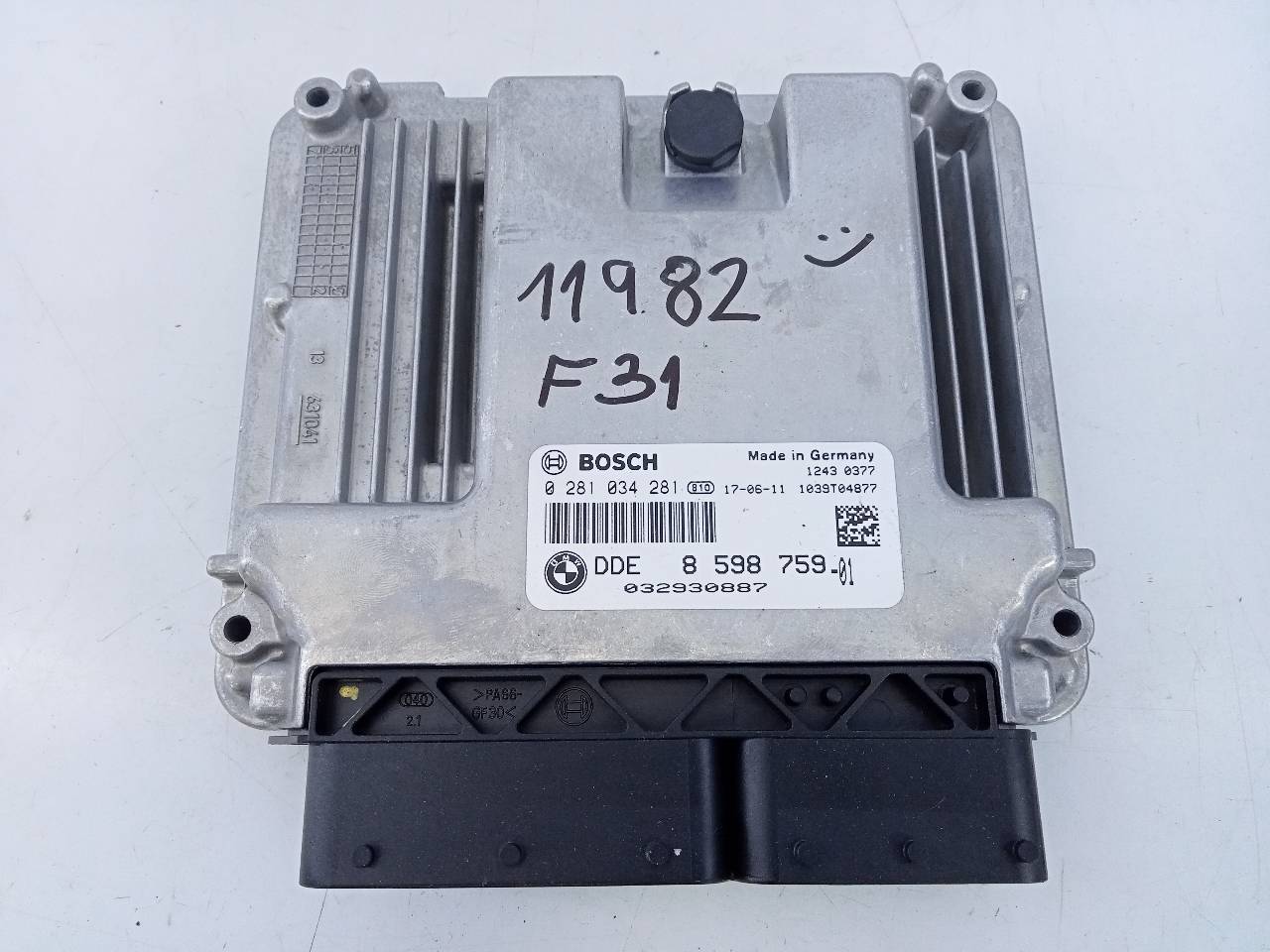 CHEVROLET 3 Series F30/F31 (2011-2020) Motorkontrolenhed ECU 859875901,E3-A2-31-3 24095950