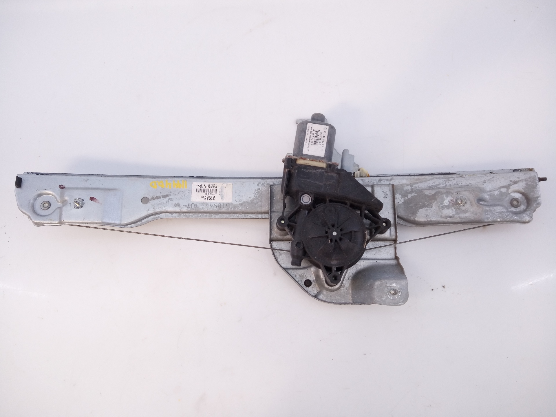 PEUGEOT 208 Peugeot 208 (2012-2015) Front Right Door Window Regulator 9674254380,E1-A4-36-2 23300171